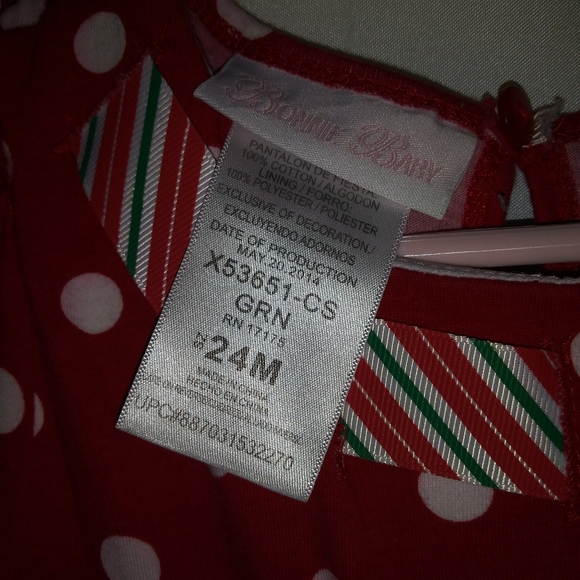 Christmas Outfit Corduroy Romper 24m - Picture 7 of 8